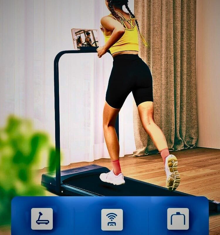 Foldable Treadmill With LCD Display.