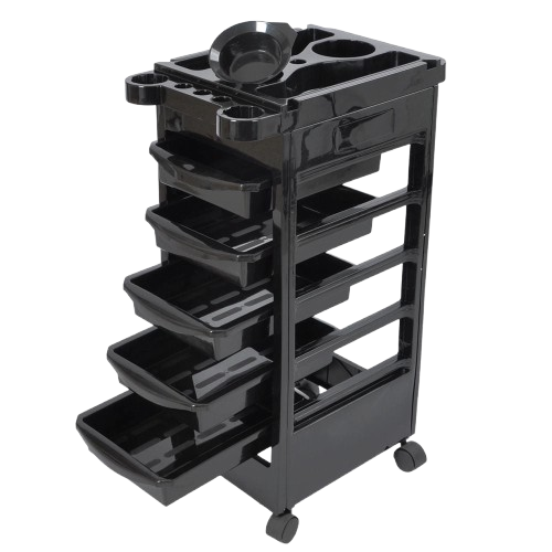 Rolling Spa Trolley with Drawers